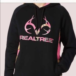 Bill Jordan’s Realtree sweatshirt.  Solid with camo - antler on front.